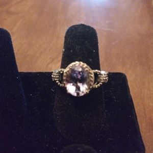 Sterling silver amethyst ring. NWOT